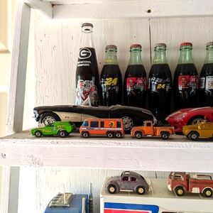 Coca cola bottles assorted